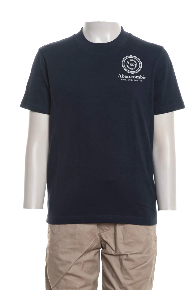 T Shirt Abercrombie&Fitch Foothills Tee Da Bambino Blu Navy