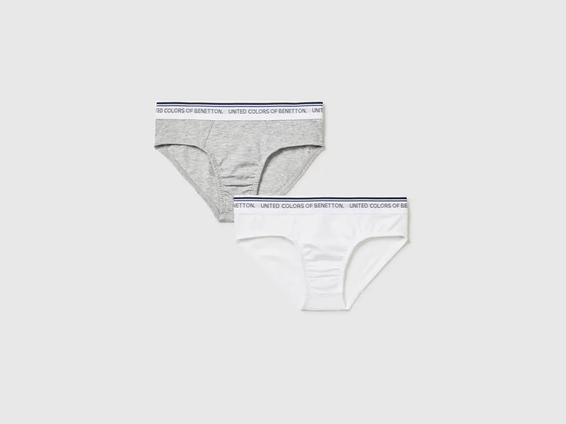 Due slip con elastico logato