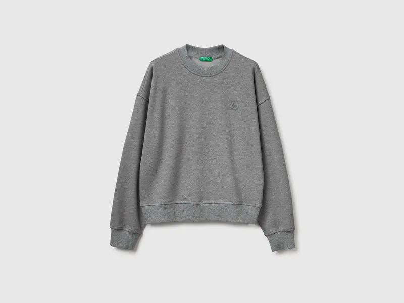 Felpa in misto cotone