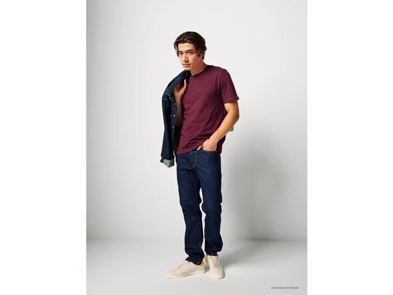 T-shirt in cotone a fibra lunga