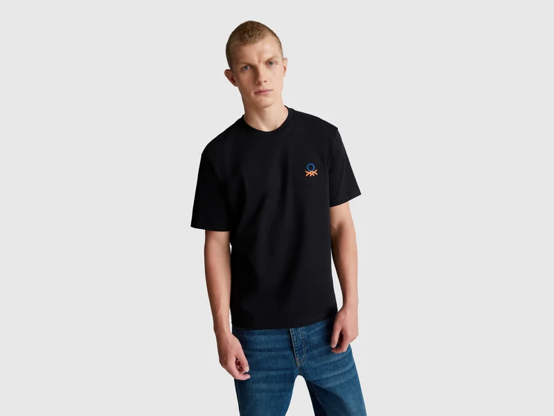 T-shirt relaxed fit con stampa