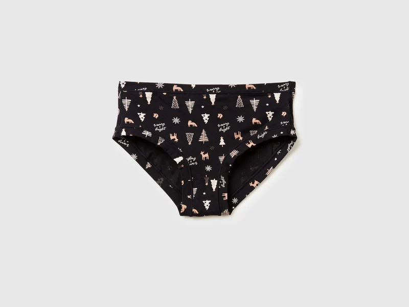 Slip con stampa natalizia