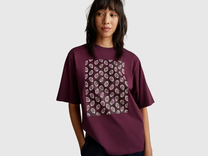 T-shirt con stampa bandana
