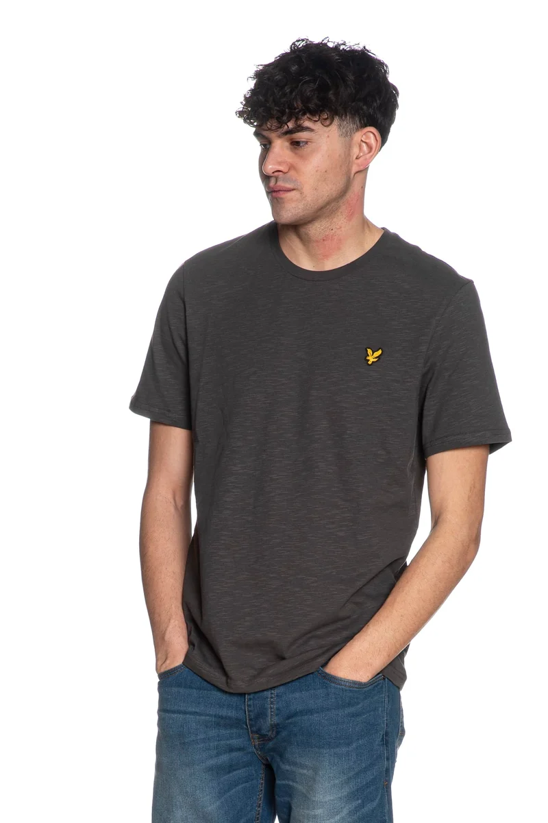T Shirt Lyle & Scott Fine Slub Rlx Ss Da Uomo Canna Di Fucile