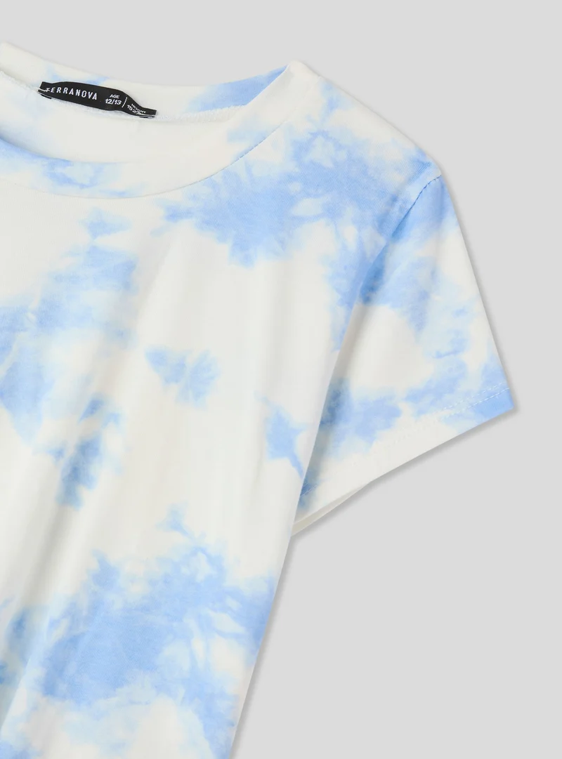 Set maglietta e shorts tie-dye