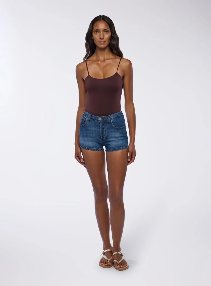 Coulotte in denim