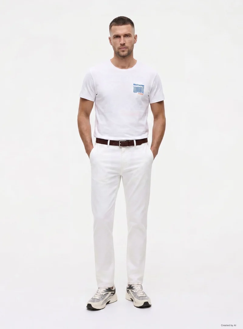 T-shirt con stampa Bastianini