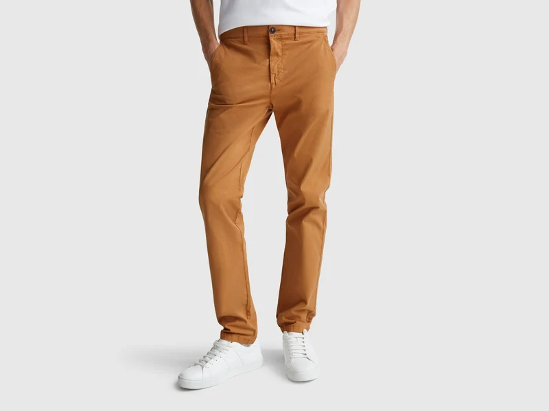 Chino slim fit in cotone