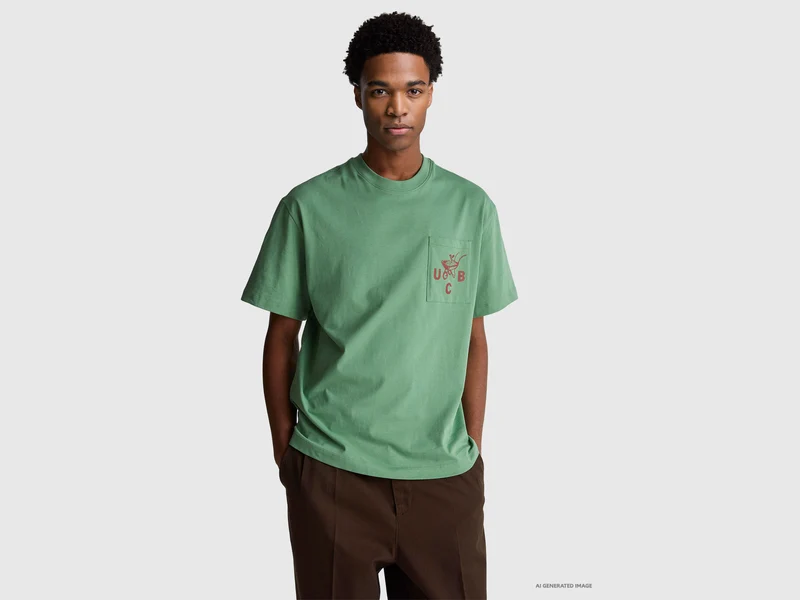 T-shirt over fit con stampa