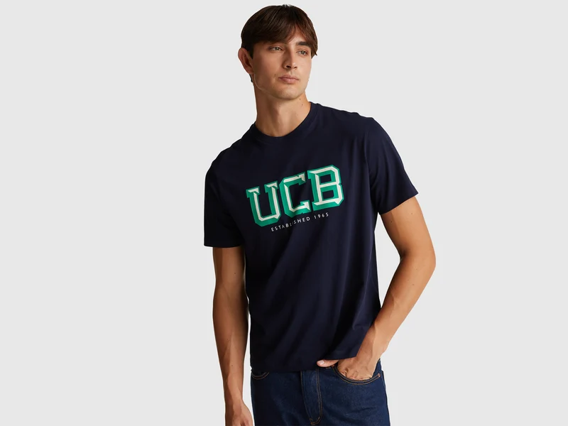 T-shirt in cotone con logo