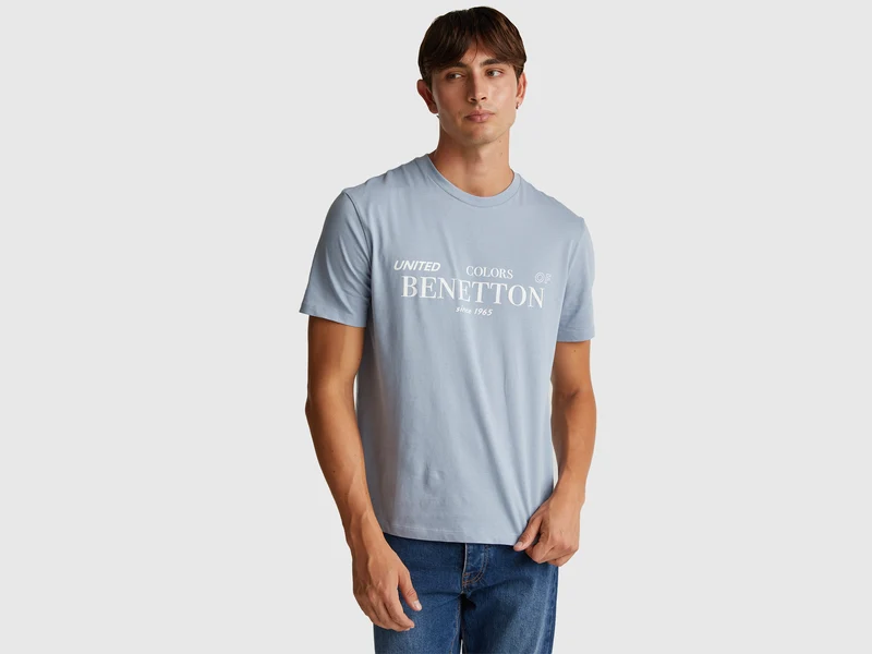 T-shirt in cotone con logo