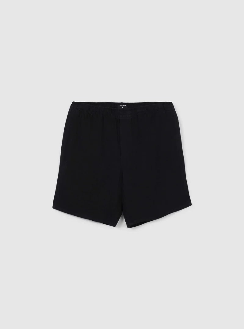 Jogger misto lino tinta unita