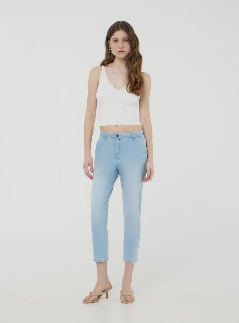 Jeans chiari chino skinny