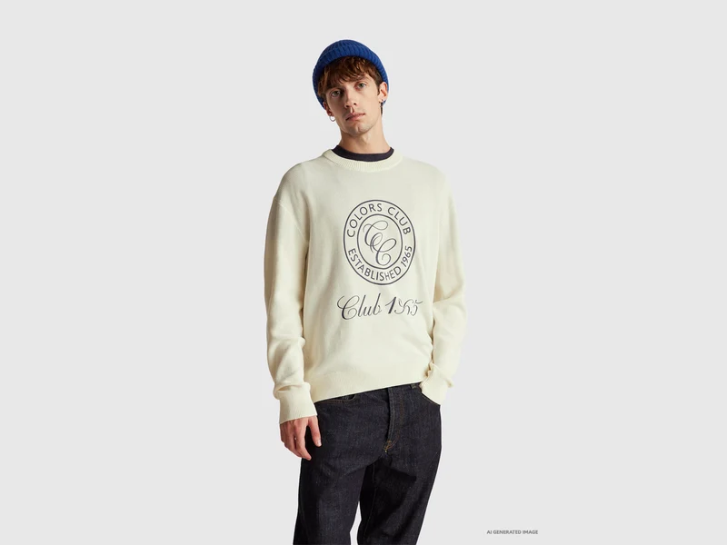 Maglia con stampa logo
