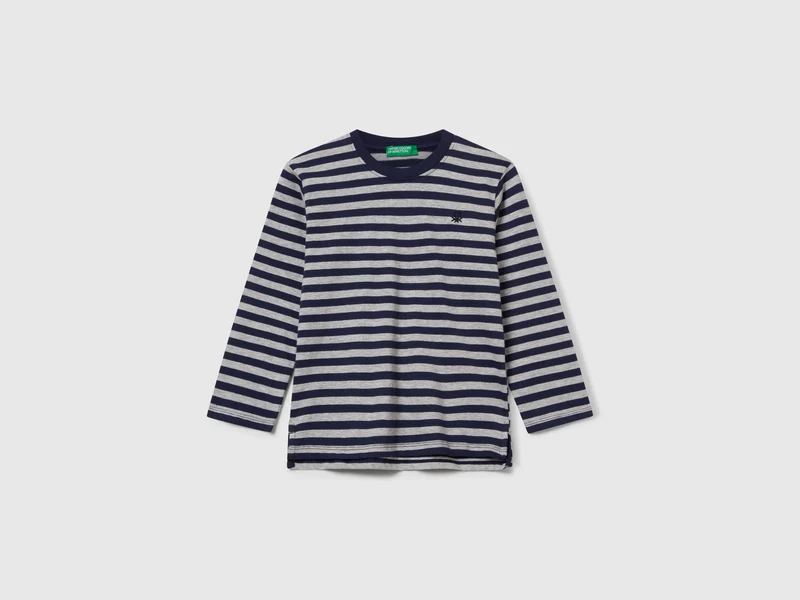 T-shirt manica lunga a righe