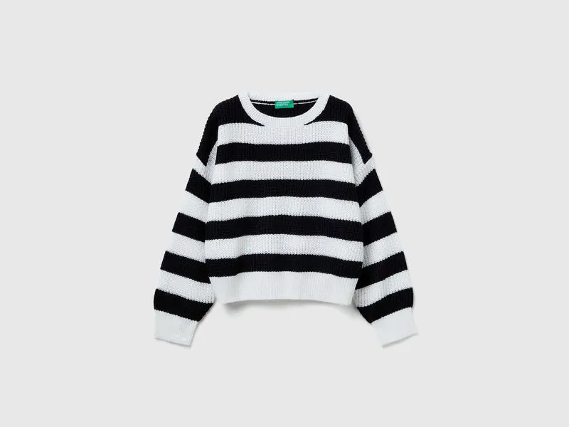 Maglione a righe