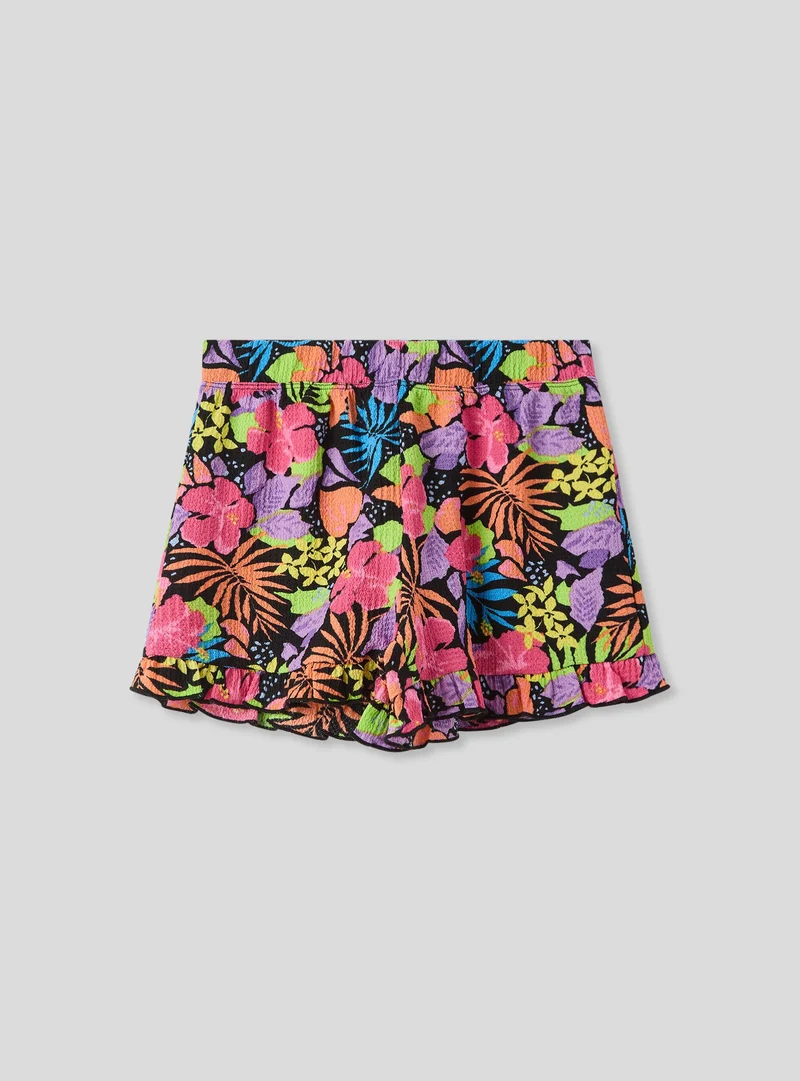 Shorts a fiori multicolor
