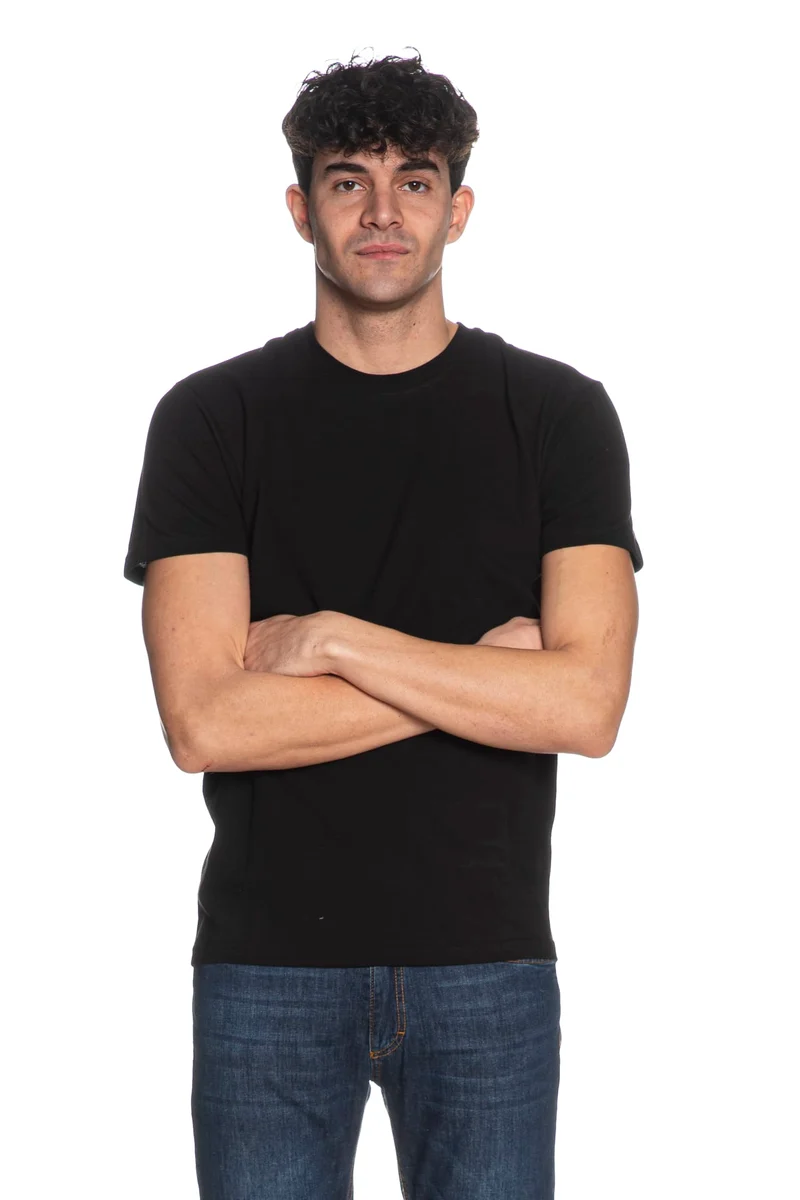 T Shirt Squad2 Piq Ssl Tee Da Uomo Nera