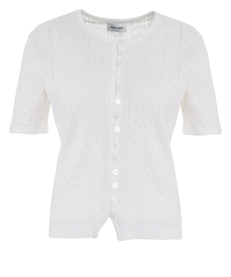 T-shirt 'Pointelle'