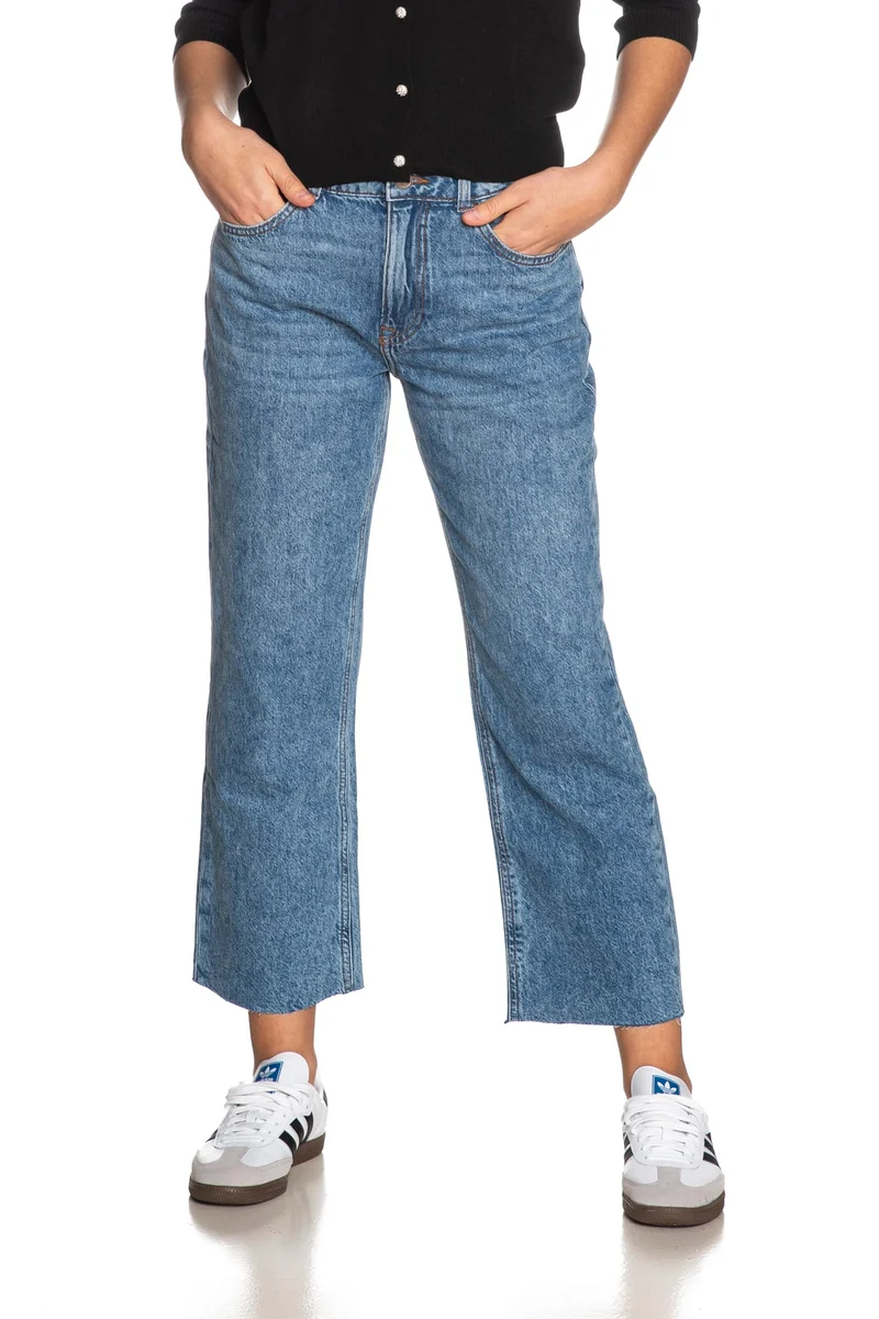 Jeans Tiffosi Solange 1 Da Donna Denim Blu Medio