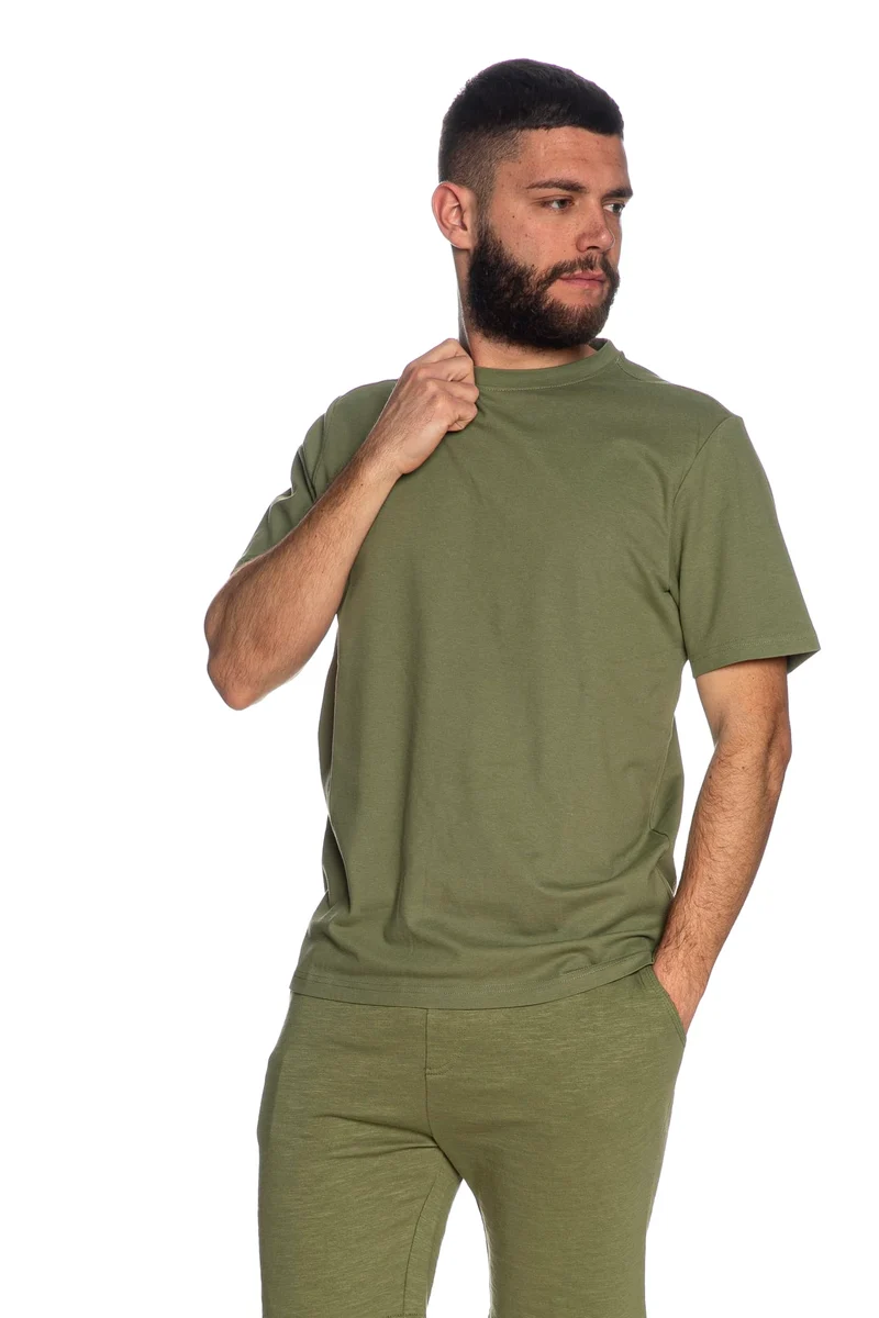 T Shirt Essential Pq Da Uomo Verde Alga