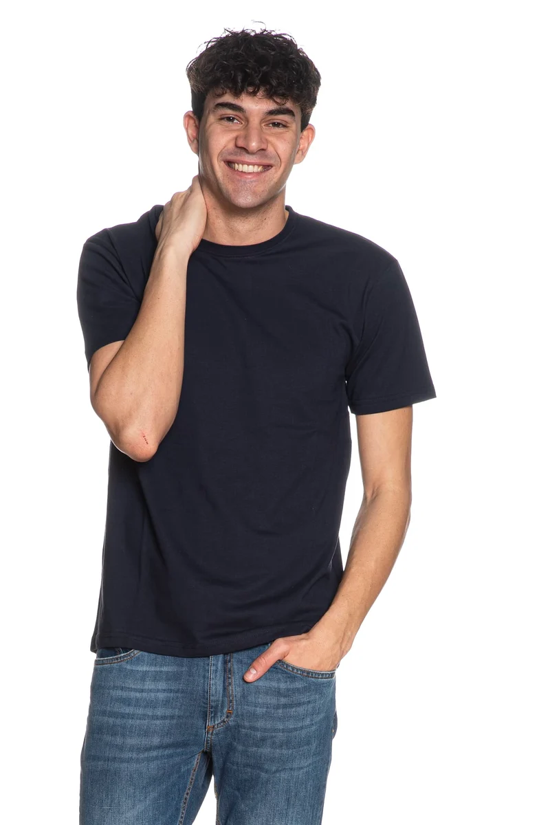 T Shirt Squad2 Piq Ssl Tee Da Uomo Blu Navy