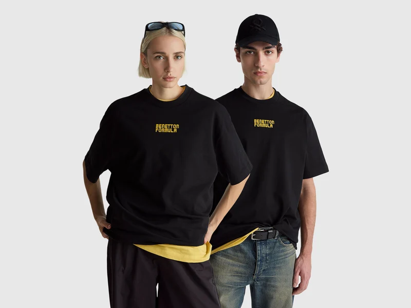 T-shirt Benetton Formula manica corta