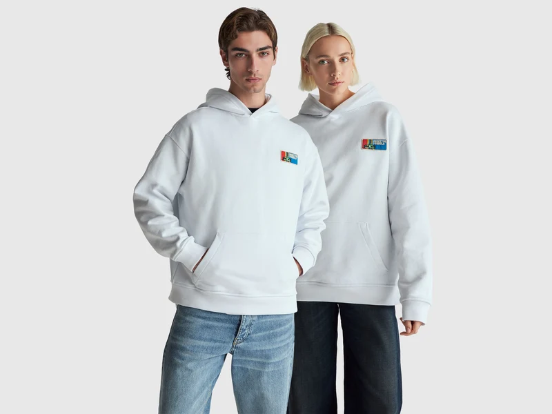 Felpa Benetton Formula con cappuccio