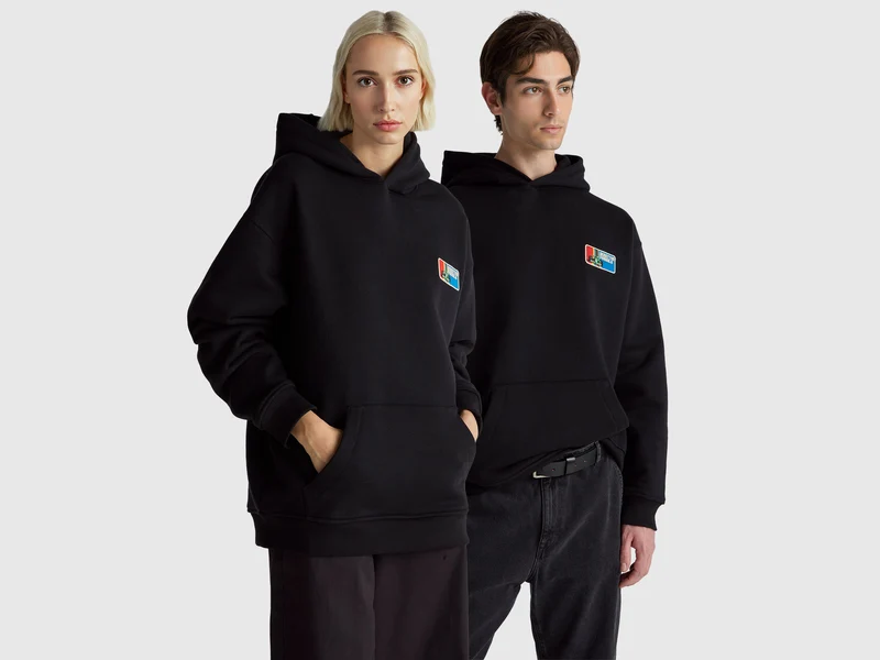 Felpa Benetton Formula con cappuccio