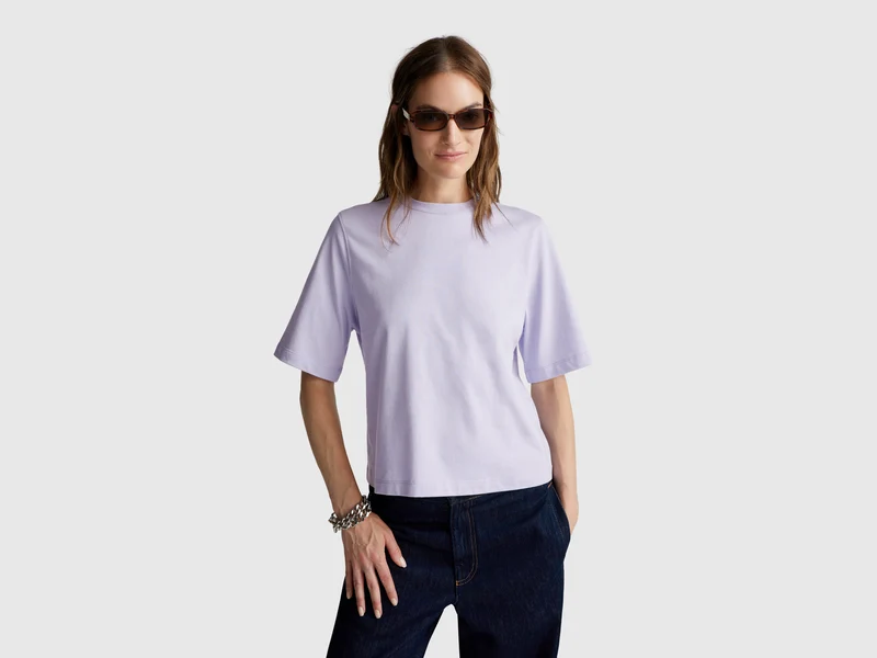 T-shirt boxy fit 100% cotone