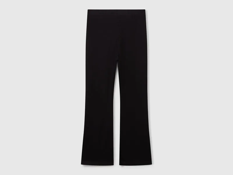 Leggings a zampa in morbido cotone