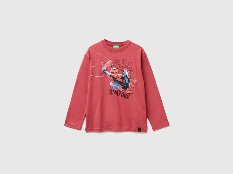 T-shirt con stampa ©Marvel Spiderman