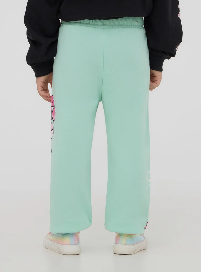 Pantaloni tuta con stampe stile graffiti