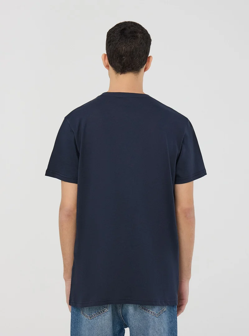 T-shirt con stampa stile college