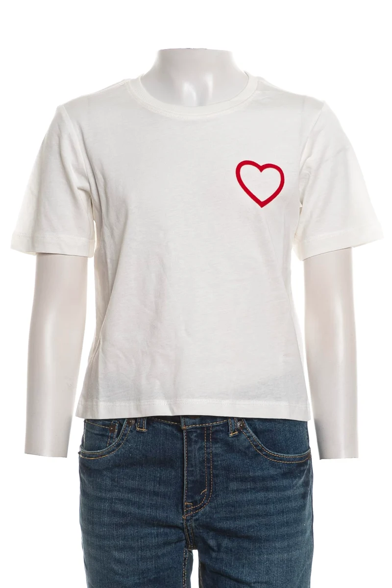 T Shirt Kids Only Rex Da Bambina Panna