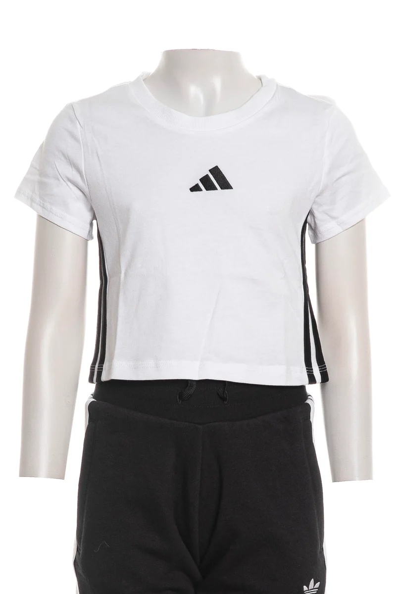 T Shirt Adidas Jg 3 S Baby Tee Da Bambina Bianca