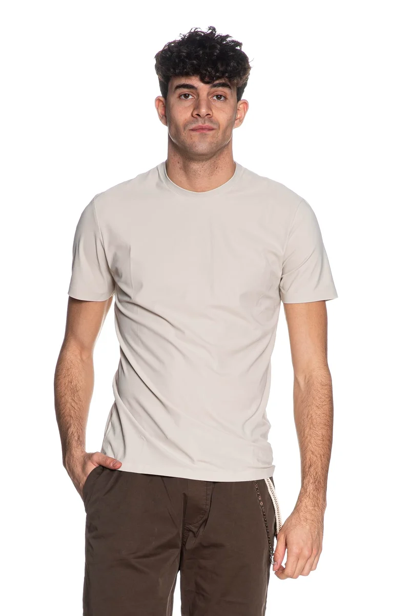 T Shirt Gianni Lupo Pqt Da Uomo Avana