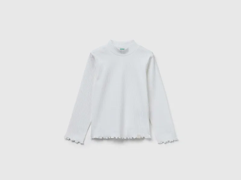 Maglietta slim fit in cotone stretch