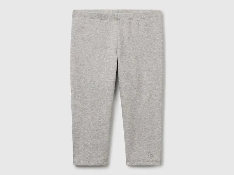 Leggings al ginocchio in cotone stretch