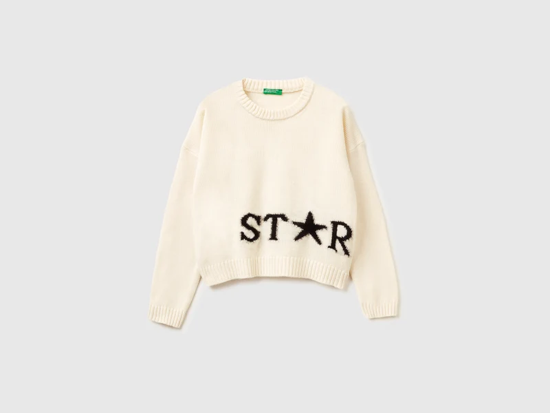 Maglia con intarsio