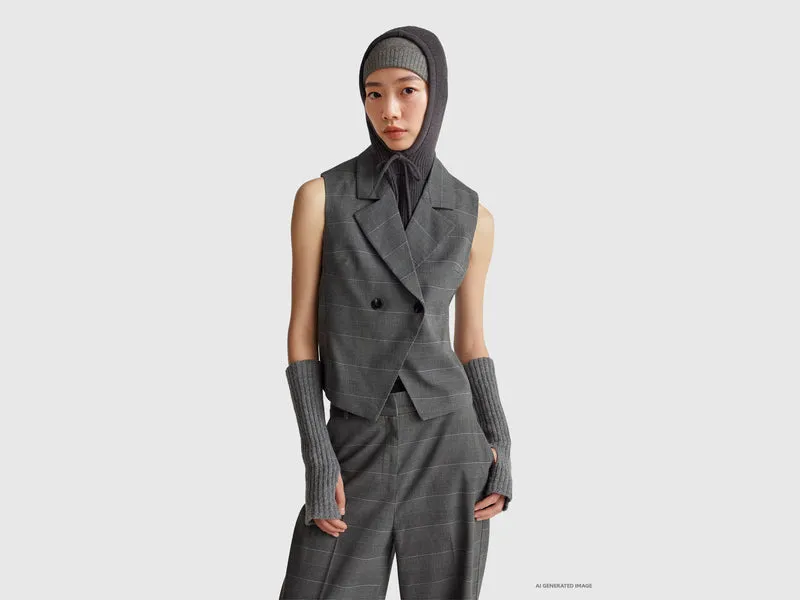 Gilet doppiopetto principe di Galles