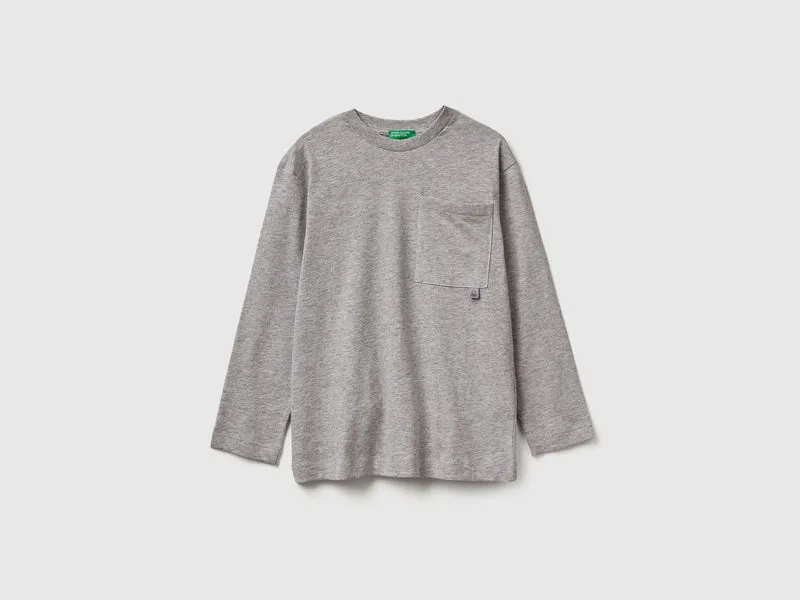 T-shirt con stampa spessorata