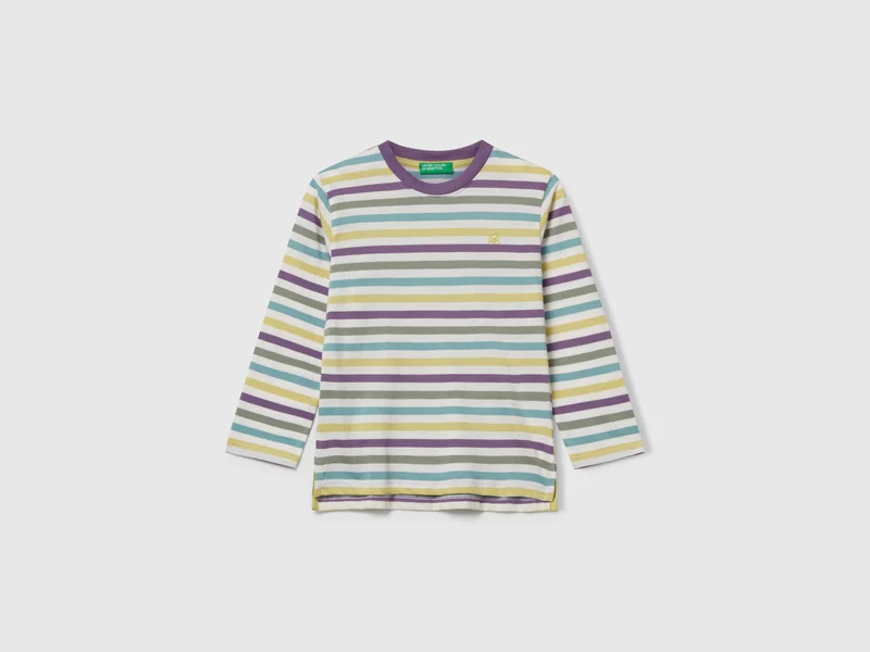 T-shirt manica lunga a righe