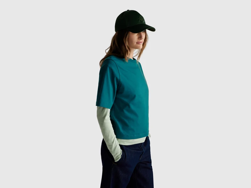 T-shirt boxy fit 100% cotone