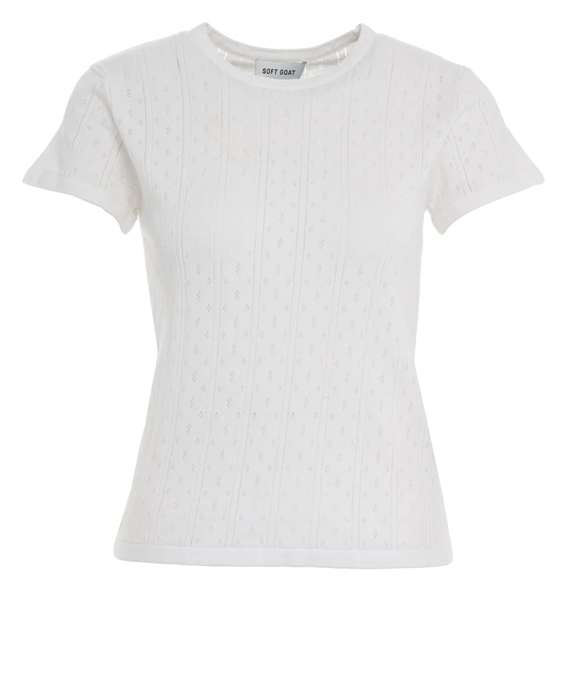 T-shirt 'Pointelle'