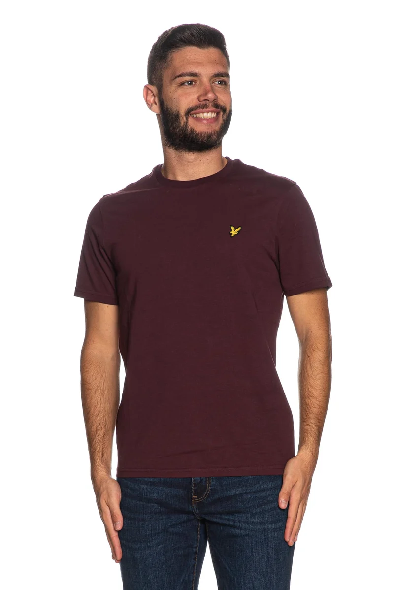 T Shirt Lyle & Scott Plain Tee Da Uomo Vinaccia