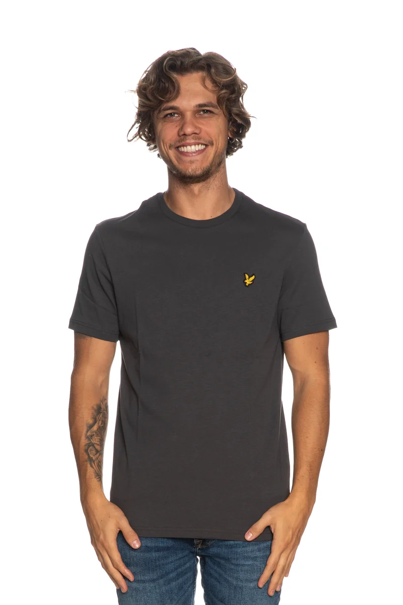 T Shirt Lyle & Scott Plain Ss Da Uomo Canna Di Fucile