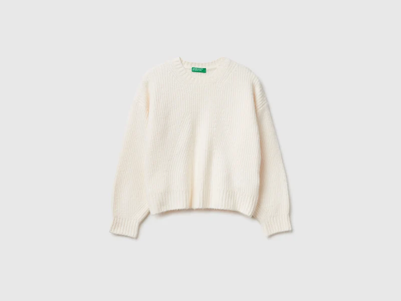 Maglione in misto cotone stretch