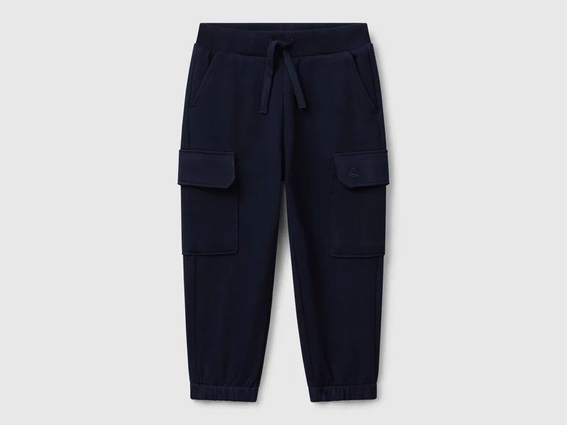 Joggers cargo in felpa