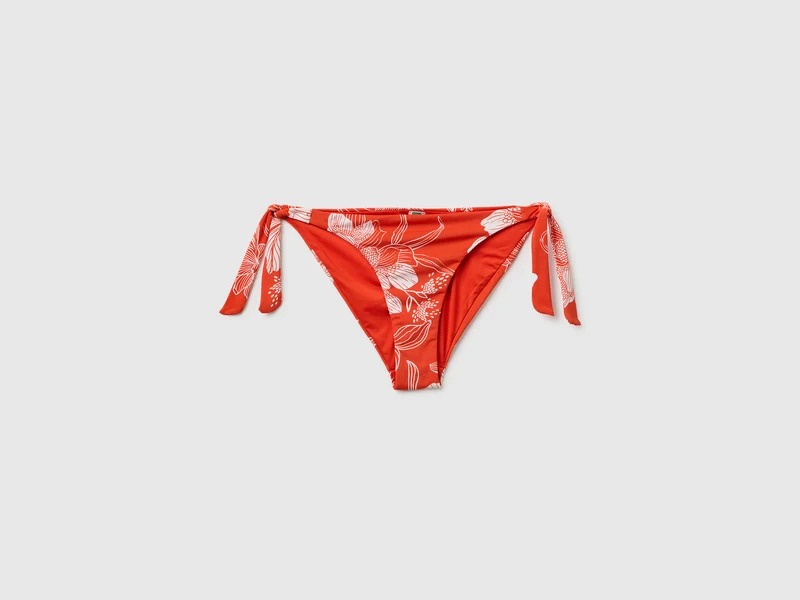 Slip mare a fiori con fiocchi